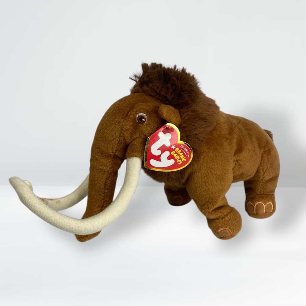 TY Beanie Baby - MANNY the Mammoth From ICE AGE 2009 (FLAWED)